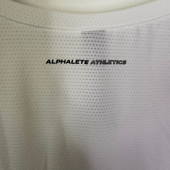Alphalete Athletics Men's Sleeveless Crewneck Activewear Tank Top White Small - Picture 3 of 8